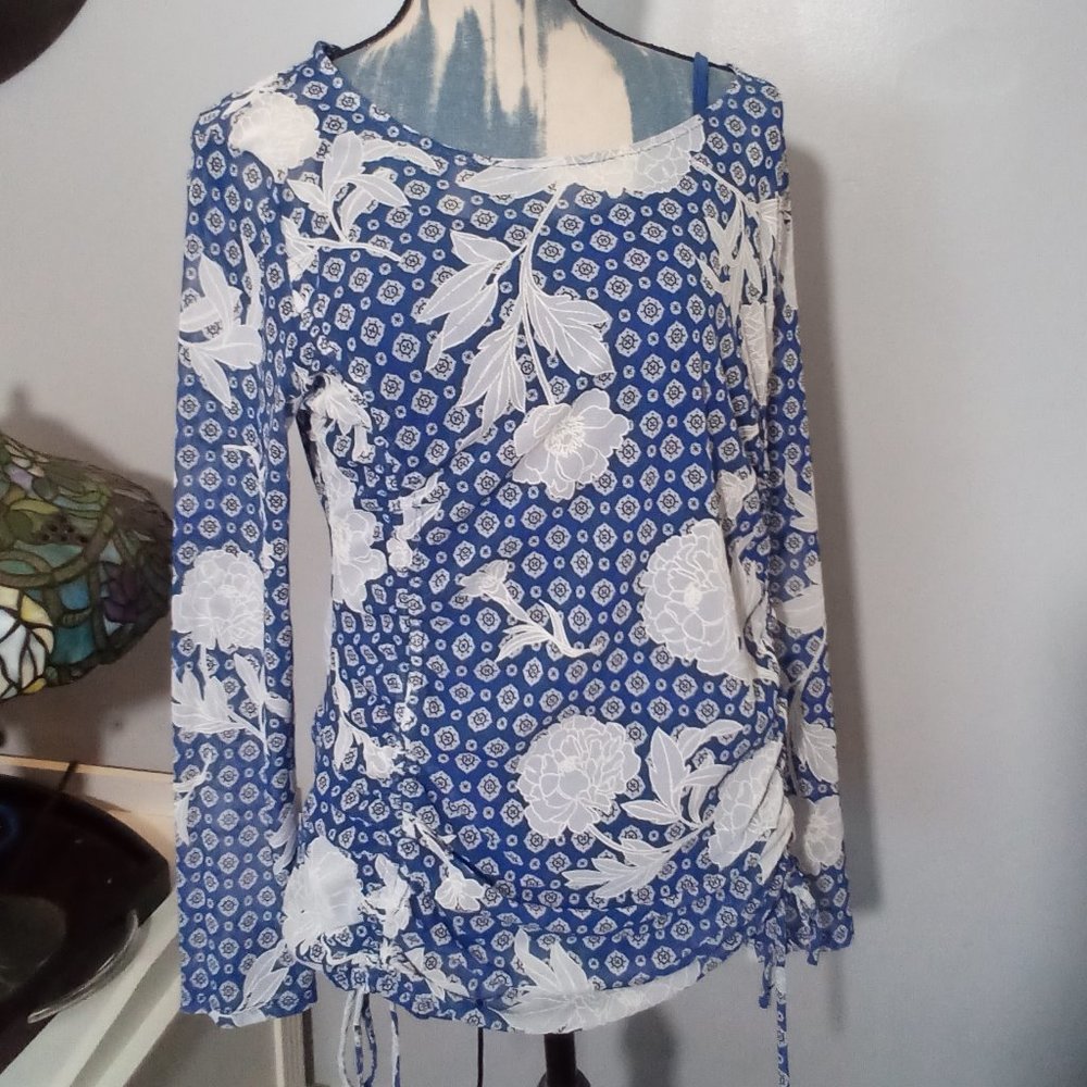 Tank and sheer cover bunched bottom